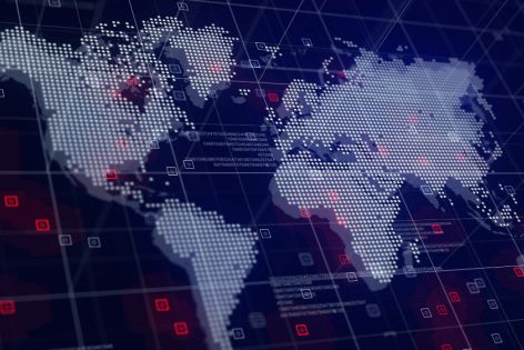 Digital image of the world